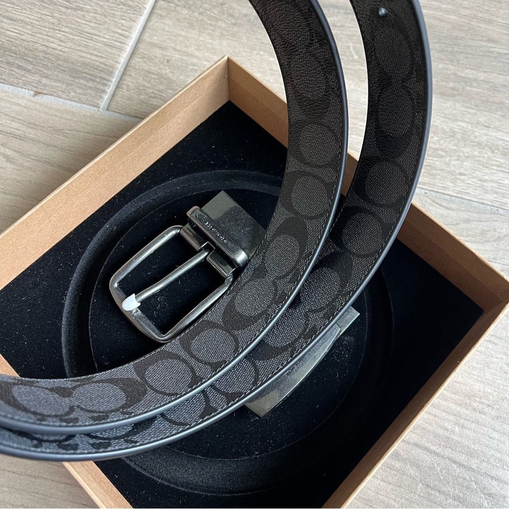 Boxed Plaque And Harness Buckle Cut To Size Reversible Belt, 38 Mm - Picture 4 of 8